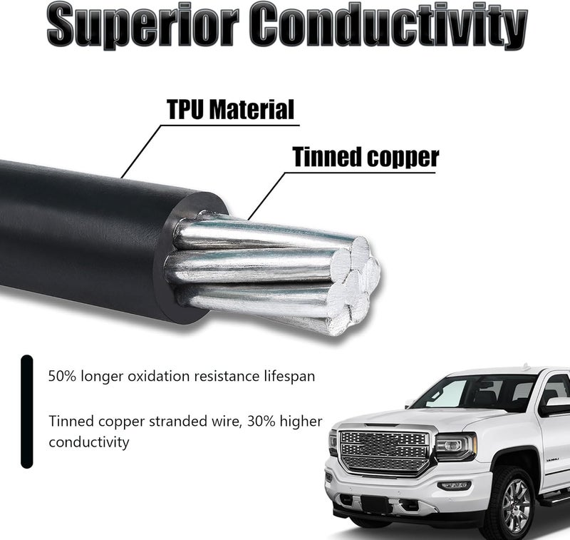 AuRandoo FIC2150 Fuel Injector Connector Electrical Pigtail Plug Compatible with Mitsubishi Nissan Toyota Subaru Quick Disconnect Pigtails 4PCS - Image 2